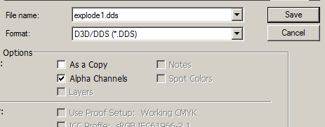 Save as DDS